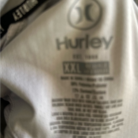 Mens pre own Hurley size 2XL XXL grey polo shirt - Picture 2 of 4